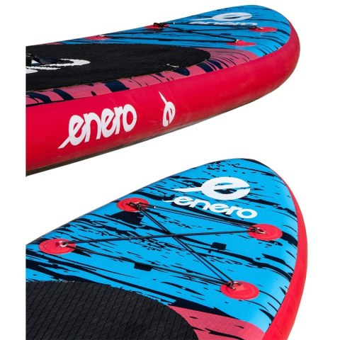 Deska Sup dmuchana Enero 135 kg 300 x 76 x 15 cm czarno-czerwono-niebieska 1030760 Deska Sup dmuchana Enero 135 kg 300 x 76 x 15 cm czarno-czerwono-niebieska 1030760