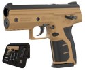 Pistolet na kule gumowe i pieprzowe BYRNA HD TAN kal.68 CO2 8g zestaw