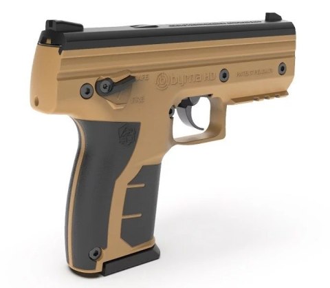 Pistolet na kule gumowe i pieprzowe BYRNA HD TAN kal.68 CO2 8g zestaw Pistolet na kule gumowe i pieprzowe BYRNA HD TAN kal.68 CO2 8g zestaw
