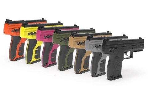 Pistolet na kule gumowe i pieprzowe BYRNA HD TAN kal.68 CO2 8g zestaw Pistolet na kule gumowe i pieprzowe BYRNA HD TAN kal.68 CO2 8g zestaw