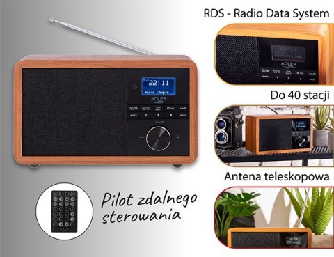 Radio DAB+ ADLER AD 1184 Radio DAB+ ADLER AD 1184