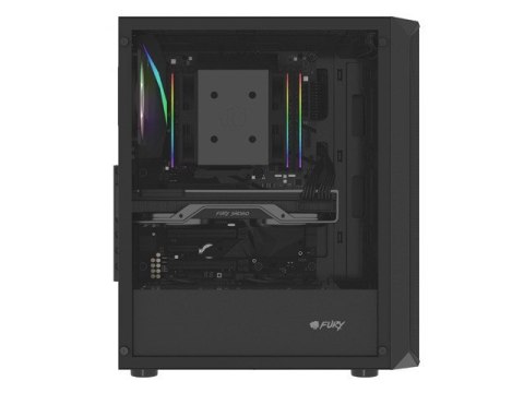 FURY OBUDOWA KOMPUTEROWA FURY SHOBO RGB MIDI TOWER Z OKNEM CZARNA FURY OBUDOWA KOMPUTEROWA FURY SHOBO RGB MIDI TOWER Z OKNEM CZARNA