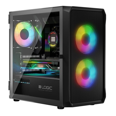 LOGIC OBUDOWA PORTOS ARGB MINI USB 3.0 BLACK LOGIC OBUDOWA PORTOS ARGB MINI USB 3.0 BLACK