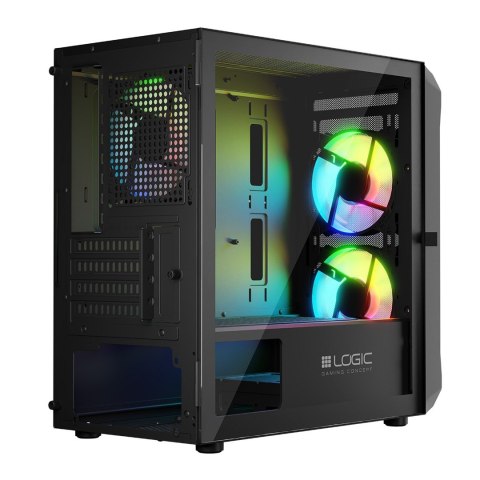LOGIC OBUDOWA PORTOS ARGB MINI USB 3.0 BLACK LOGIC OBUDOWA PORTOS ARGB MINI USB 3.0 BLACK