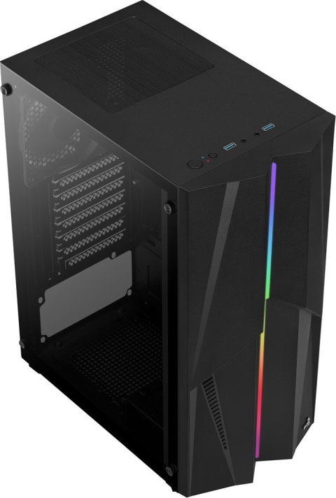 Obudowa AEROCOOL PGS MECHA-G-BK-v1 RGB czarna Obudowa AEROCOOL PGS MECHA-G-BK-v1 RGB czarna