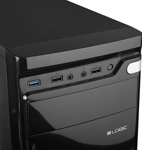 Obudowa LOGIC K1 AT-K001-10-0000000-0002 (ATX; kolor czarny) Obudowa LOGIC K1 AT-K001-10-0000000-0002 (ATX; kolor czarny)