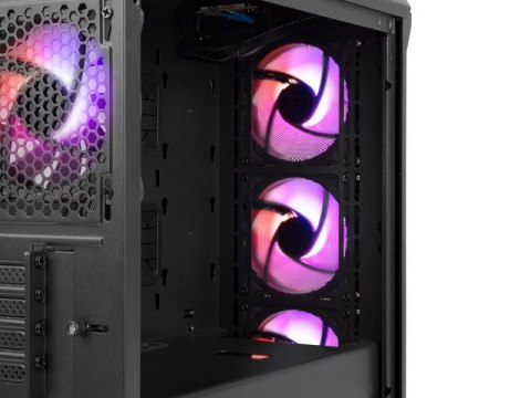Obudowa NATEC Genesis Irid 503 ARGB NPC-1559 (Micro ATX, Mini ITX; kolor czarny) Obudowa NATEC Genesis Irid 503 ARGB NPC-1559 (Micro ATX, Mini ITX; kolor czarny)