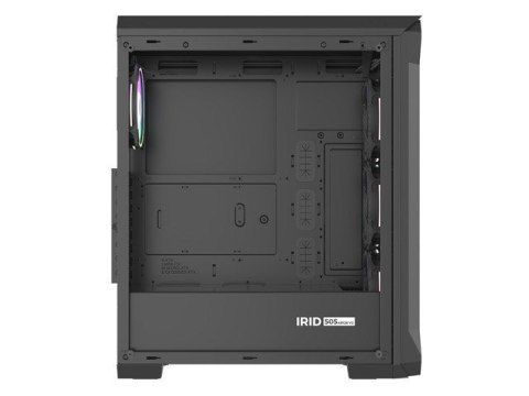 Obudowa NATEC Genesis Irid 505 ARGB NPC-1518 (ATX, Micro ATX, Mini ITX; kolor czarny) Obudowa NATEC Genesis Irid 505 ARGB NPC-1518 (ATX, Micro ATX, Mini ITX; kolor czarny)