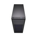GEMBIRD OBUDOWA FORNAX M100B MIDI-TOWER (2X USB 2.0, 1X USB 3.0, HD AUDIO) , NIEBIESKIE PODŚWIETLENIE,CZARNA