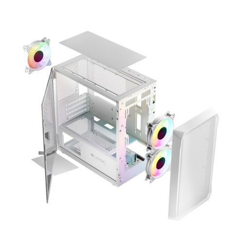 LOGIC OBUDOWA PORTOS ARGB MINI USB 3.0 WHITE LOGIC OBUDOWA PORTOS ARGB MINI USB 3.0 WHITE
