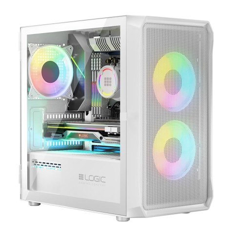 LOGIC OBUDOWA PORTOS ARGB MINI USB 3.0 WHITE LOGIC OBUDOWA PORTOS ARGB MINI USB 3.0 WHITE