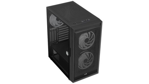 Obudowa AEROCOOL PGS GRAPHITE-G-BK-v2 FRGB czarna Obudowa AEROCOOL PGS GRAPHITE-G-BK-v2 FRGB czarna