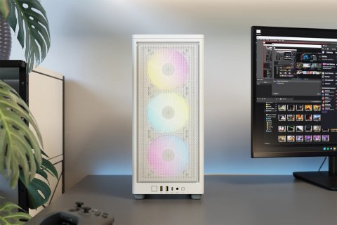 Obudowa Corsair iCUE 2000D RGB AIRFLOW White Obudowa Corsair iCUE 2000D RGB AIRFLOW White