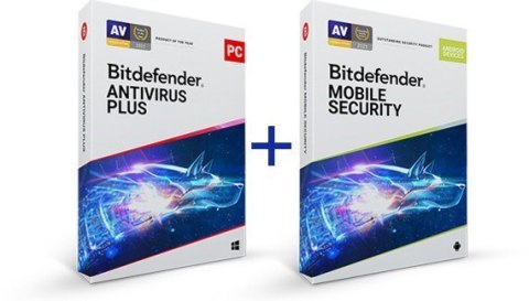 Bitdefender Antywirus Plus + Mobile Security 1U/1Y Bitdefender Antywirus Plus + Mobile Security 1U/1Y
