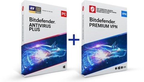 Bitdefender Antywirus Plus + VPN 10U/1Y Bitdefender Antywirus Plus + VPN 10U/1Y