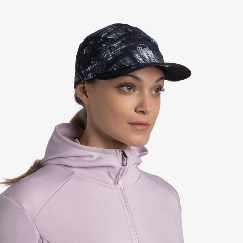 Sportowa Czapka z daszkiem BUFF® 5 PANEL GO CAP GLINE BLACK L/XL Sportowa Czapka z daszkiem BUFF® 5 PANEL GO CAP GLINE BLACK L/XL