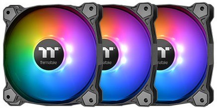 Wentylator do obudowy Thermaltake Pure Plus RGB TT Premium 3 pack CL-F063-PL12SW-A (120 mm; 1500 obr/min; RGB) Wentylator do obudowy Thermaltake Pure Plus RGB TT Premium 3 pack CL-F063-PL12SW-A (120 mm; 1500 obr/min; RGB)
