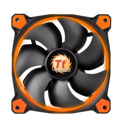 Wentylator do obudowy Thermaltake Riing 12 LED Orange CL-F038-PL12OR-A (120 mm; 1500 obr/min; Pomarańczowy) Wentylator do obudowy Thermaltake Riing 12 LED Orange CL-F038-PL12OR-A (120 mm; 1500 obr/min; Pomarańczowy)