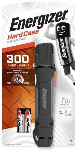 ENERGIZER LATARKA LED HARDCASE PRO 2AA 300 LUMENS SZARY