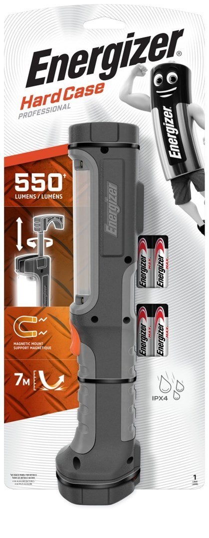 ENERGIZER LATARKA LED HARDCASE PRO WORK LIGHT 4AA 550 LM ENERGIZER LATARKA LED HARDCASE PRO WORK LIGHT 4AA 550 LM