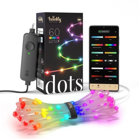 Inteligentne lampki Twinkly Dots 60 RGB USB 3 m Inteligentne lampki Twinkly Dots 60 RGB USB 3 m