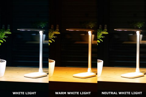 MONTIS MT042 LAMPKA BIURKOWA LED BIAŁA 230V + USB MONTIS MT042 LAMPKA BIURKOWA LED BIAŁA 230V + USB