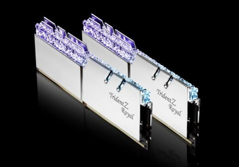 G.SKILL TRIDENTZ ROYAL RGB DDR4 2X16GB 3200MHZ CL16 XMP2 SILVER F4-3200C16D-32GTRS G.SKILL TRIDENTZ ROYAL RGB DDR4 2X16GB 3200MHZ CL16 XMP2 SILVER F4-3200C16D-32GTRS