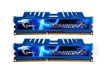 Zestaw pamięci G.SKILL RipjawsX F3-2400C11D-8GXM (DDR3 DIMM; 2 x 4 GB; 2400 MHz; CL11) Zestaw pamięci G.SKILL RipjawsX F3-2400C11D-8GXM (DDR3 DIMM; 2 x 4 GB; 2400 MHz; CL11)