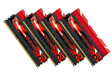 Zestaw pamięci G.SKILL TridentX F3-2400C10Q-32GTX (DDR3 DIMM; 4 x 8 GB; 2400 MHz; CL10) Zestaw pamięci G.SKILL TridentX F3-2400C10Q-32GTX (DDR3 DIMM; 4 x 8 GB; 2400 MHz; CL10)