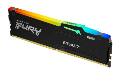 Kingston FURY DDR5 8GB (1x8GB) 6000MHz CL40 Beast Black RGB Kingston FURY DDR5 8GB (1x8GB) 6000MHz CL40 Beast Black RGB