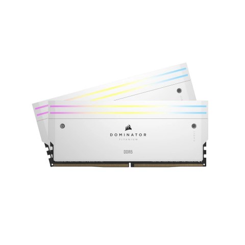 Pamięć DDR5 Corsair DOMINATOR TITANIUM RGB 48GB (2x24 GB) WHITE 7000 MT/s CL36 Intel XMP Pamięć DDR5 Corsair DOMINATOR TITANIUM RGB 48GB (2x24 GB) WHITE 7000 MT/s CL36 Intel XMP