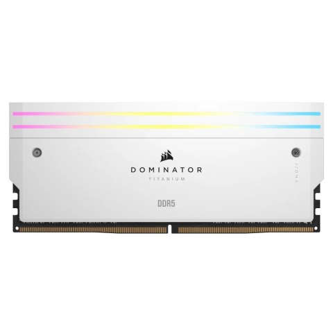 Pamięć DDR5 Corsair DOMINATOR TITANIUM RGB 48GB (2x24 GB) WHITE 7000 MT/s CL36 Intel XMP Pamięć DDR5 Corsair DOMINATOR TITANIUM RGB 48GB (2x24 GB) WHITE 7000 MT/s CL36 Intel XMP