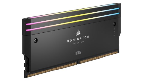 Pamięć DDR5 Corsair DOMINATOR TITANIUM RGB 64GB (2x32 GB) 6600 MT/s CL32 Intel XMP Pamięć DDR5 Corsair DOMINATOR TITANIUM RGB 64GB (2x32 GB) 6600 MT/s CL32 Intel XMP