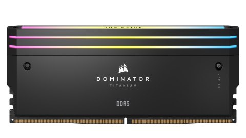 Pamięć DDR5 Corsair DOMINATOR TITANIUM RGB 64GB (2x32 GB) 6600 MT/s CL32 Intel XMP Pamięć DDR5 Corsair DOMINATOR TITANIUM RGB 64GB (2x32 GB) 6600 MT/s CL32 Intel XMP