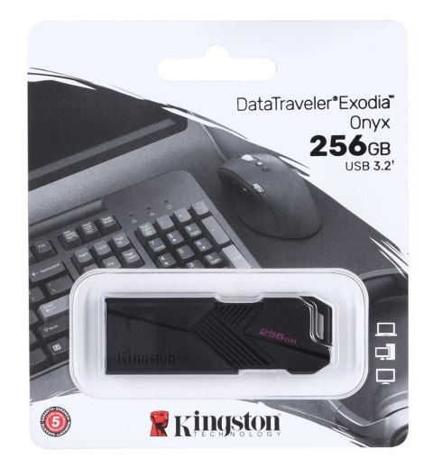 KINGSTON FLASH 256GB USB3.2 DataTraveler Exodia Onyx KINGSTON FLASH 256GB USB3.2 DataTraveler Exodia Onyx