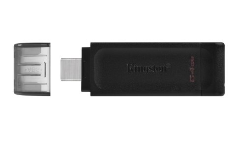 KINGSTON FLASH 64GB USB-C 3.2 Gen1 DataTraveler 70 KINGSTON FLASH 64GB USB-C 3.2 Gen1 DataTraveler 70