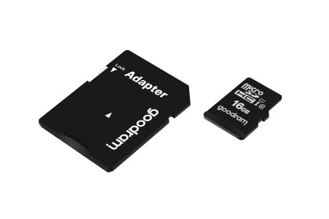 Karta pamięci GoodRam M1AA-0160R12 (16GB; Class 10, Class U1; Adapter, Karta pamięci) Karta pamięci GoodRam M1AA-0160R12 (16GB; Class 10, Class U1; Adapter, Karta pamięci)