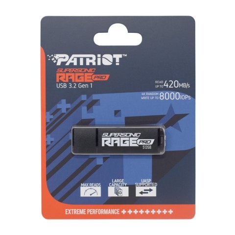 PATRIOT RAGE PRO 420/400 MB/s 512GB USB 3.2 PATRIOT RAGE PRO 420/400 MB/s 512GB USB 3.2