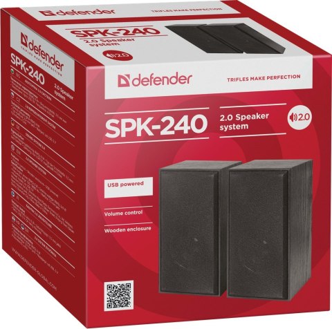DEFENDER GŁOŚNIKI SPK-240 6W 2.0 USB 65224 DEFENDER GŁOŚNIKI SPK-240 6W 2.0 USB 65224