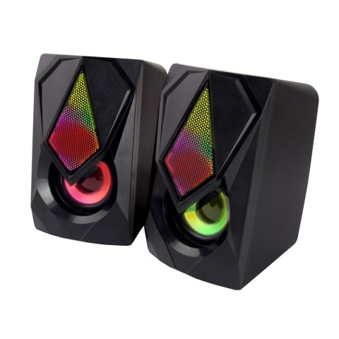 ESPERANZA GŁOŚNIKI 2.0 USB LED RAINBOW BOOGIE EGS102 ESPERANZA GŁOŚNIKI 2.0 USB LED RAINBOW BOOGIE EGS102