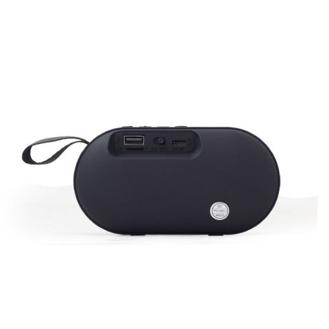 GEMBIRD MOBILNY GŁOŚNIK BLUETOOTH Z WBUDOWANYM MIKROFONEM 3W, MICRO SD, USB, CZARNY GEMBIRD MOBILNY GŁOŚNIK BLUETOOTH Z WBUDOWANYM MIKROFONEM 3W, MICRO SD, USB, CZARNY
