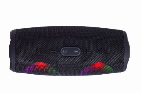 GEMBIRD PRZENOŚNY GŁOŚNIK BLUETOOTH LED RMS 2X 5W, WBUDOWANY MIKROFON, KOLOR CZARNY, USB, AUX, MICROSD GEMBIRD PRZENOŚNY GŁOŚNIK BLUETOOTH LED RMS 2X 5W, WBUDOWANY MIKROFON, KOLOR CZARNY, USB, AUX, MICROSD