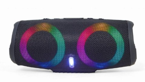 GEMBIRD PRZENOŚNY GŁOŚNIK BLUETOOTH LED RMS 2X 5W, WBUDOWANY MIKROFON, KOLOR CZARNY, USB, AUX, MICROSD GEMBIRD PRZENOŚNY GŁOŚNIK BLUETOOTH LED RMS 2X 5W, WBUDOWANY MIKROFON, KOLOR CZARNY, USB, AUX, MICROSD
