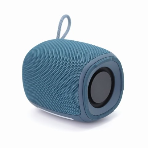 GEMBIRD PRZENOŚNY GŁOŚNIK BLUETOOTH LED SPK-BT-LED-03-B RMS 2X 5W, WBUDOWANY MIKROFON, KOLOR NIEBIESKI, USB, AUX, MICROSD GEMBIRD PRZENOŚNY GŁOŚNIK BLUETOOTH LED SPK-BT-LED-03-B RMS 2X 5W, WBUDOWANY MIKROFON, KOLOR NIEBIESKI, USB, AUX, MICROSD