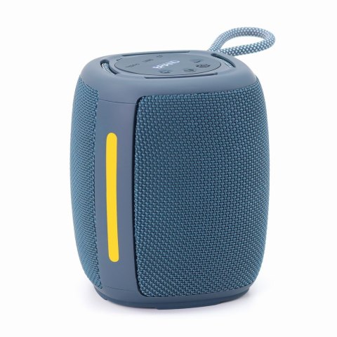 GEMBIRD PRZENOŚNY GŁOŚNIK BLUETOOTH LED SPK-BT-LED-03-B RMS 2X 5W, WBUDOWANY MIKROFON, KOLOR NIEBIESKI, USB, AUX, MICROSD GEMBIRD PRZENOŚNY GŁOŚNIK BLUETOOTH LED SPK-BT-LED-03-B RMS 2X 5W, WBUDOWANY MIKROFON, KOLOR NIEBIESKI, USB, AUX, MICROSD