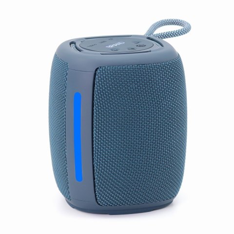 GEMBIRD PRZENOŚNY GŁOŚNIK BLUETOOTH LED SPK-BT-LED-03-B RMS 2X 5W, WBUDOWANY MIKROFON, KOLOR NIEBIESKI, USB, AUX, MICROSD GEMBIRD PRZENOŚNY GŁOŚNIK BLUETOOTH LED SPK-BT-LED-03-B RMS 2X 5W, WBUDOWANY MIKROFON, KOLOR NIEBIESKI, USB, AUX, MICROSD