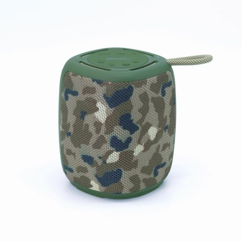GEMBIRD PRZENOŚNY GŁOŚNIK BLUETOOTH LED SPK-BT-LED-03-CM RMS 2X 5W, WBUDOWANY MIKROFON, KOLOR KHAKI (MORO), USB, AUX, MICROSD GEMBIRD PRZENOŚNY GŁOŚNIK BLUETOOTH LED SPK-BT-LED-03-CM RMS 2X 5W, WBUDOWANY MIKROFON, KOLOR KHAKI (MORO), USB, AUX, MICROSD