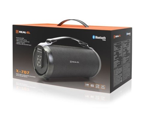 Głośnik przenośny X-707 black Głośnik przenośny X-707 black