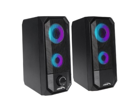 Głośniki komputerowe AUDIOCORE AC845 (2.0; kolor czarny) Głośniki komputerowe AUDIOCORE AC845 (2.0; kolor czarny)