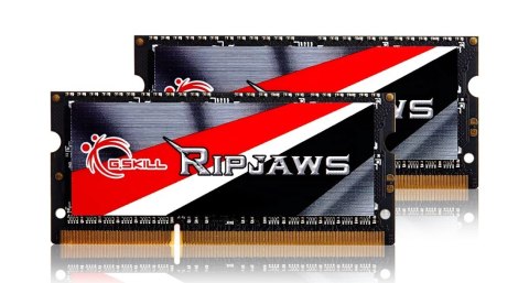 Pamięć RAM G.SKILL Ripjaws F3-1600C9D-16GRSL (DDR3 SO-DIMM; 2 x 8 GB; 1600 MHz; CL9) Pamięć RAM G.SKILL Ripjaws F3-1600C9D-16GRSL (DDR3 SO-DIMM; 2 x 8 GB; 1600 MHz; CL9)